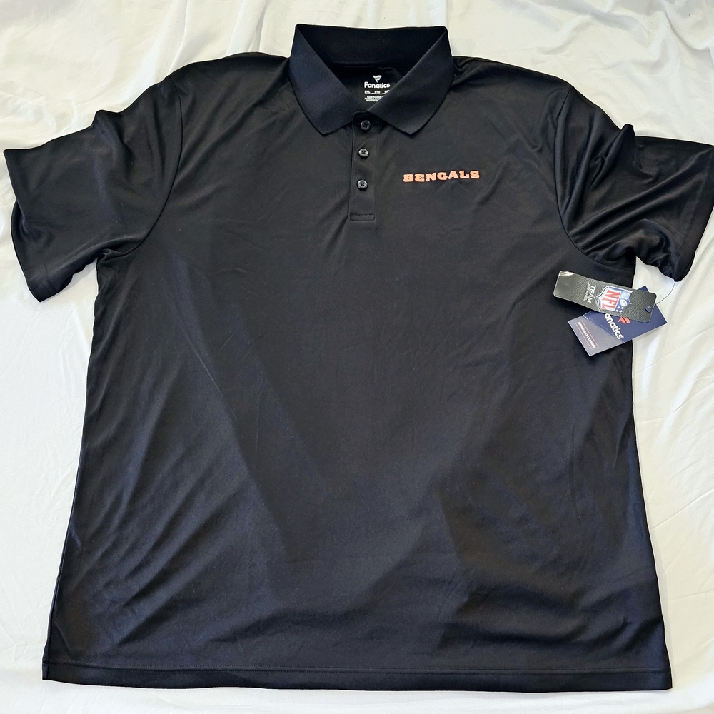 Bengals Black Polo